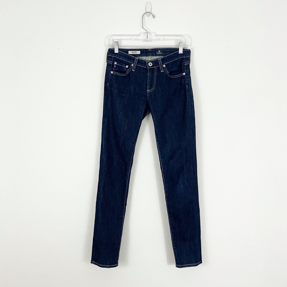 Ag Adriano Goldschmied women's The Stilt Super Skinny Jeans Dark Denim Size 26